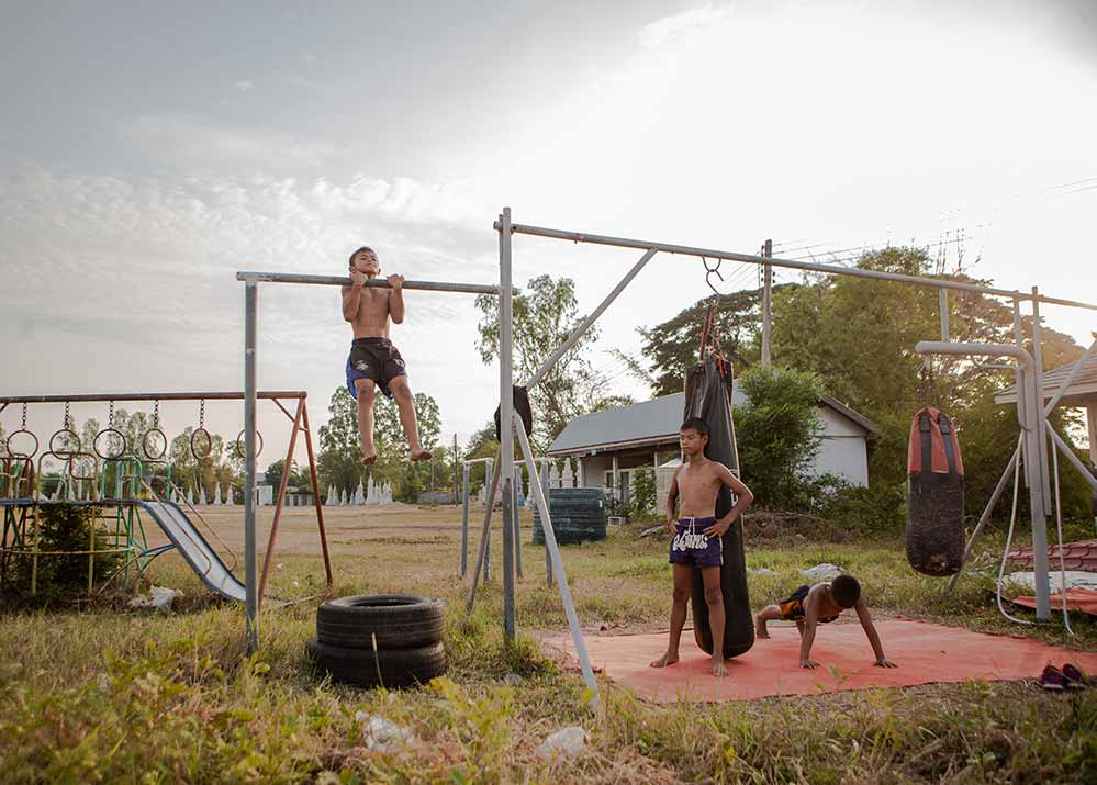 Workout after Muay Thai class